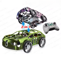 2in1 RC Mini Car & Drone With Lights image 6