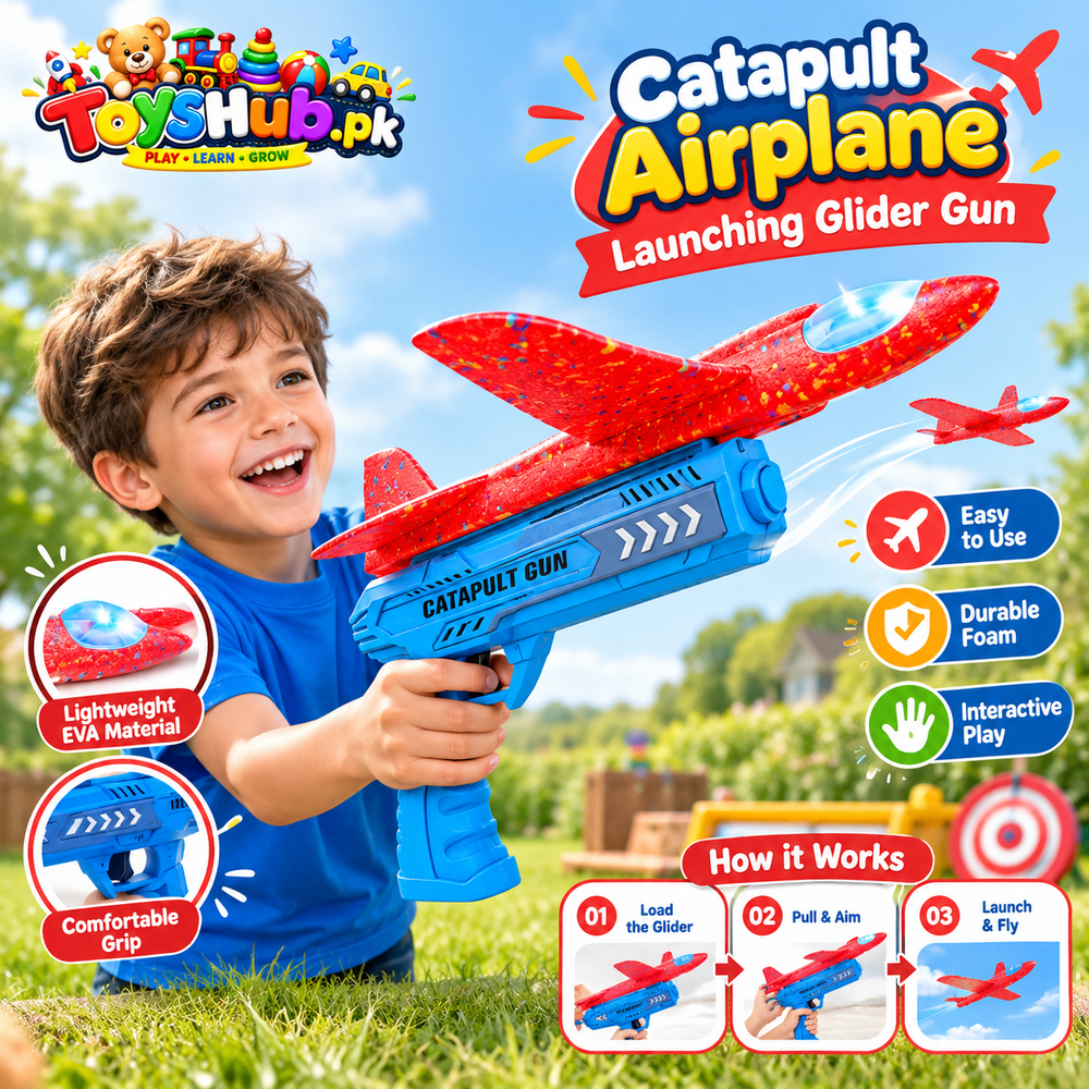 Catapult Airplane Launching Glider Gun