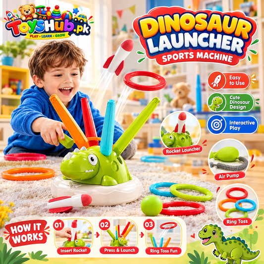 Dinosaur Launcher Sports Machine Toy Set FNF