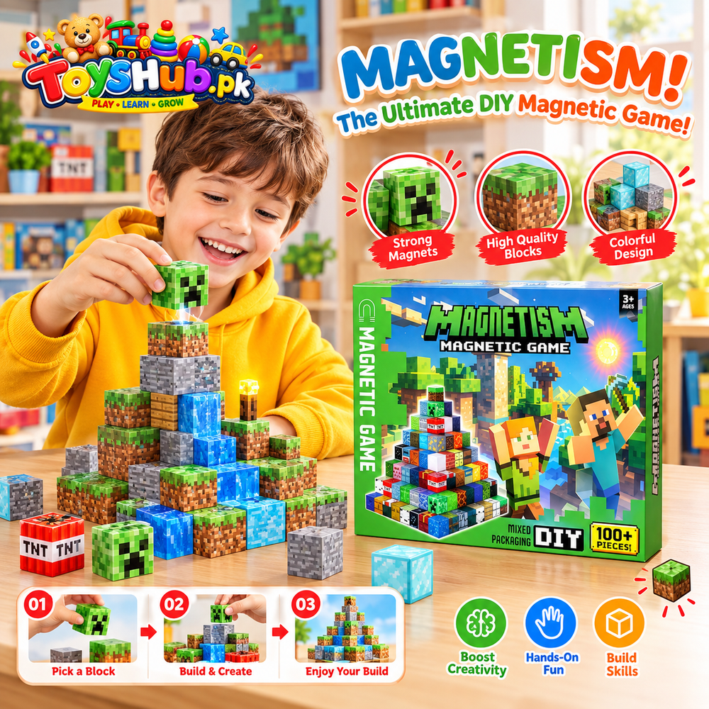 DIY Magnetism Minecraft Magnetic Block