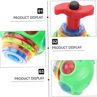 LED Gyroscope Spinning Top Toy for Kids – Light Up Musical Spinner | Toyshub.pk image 6