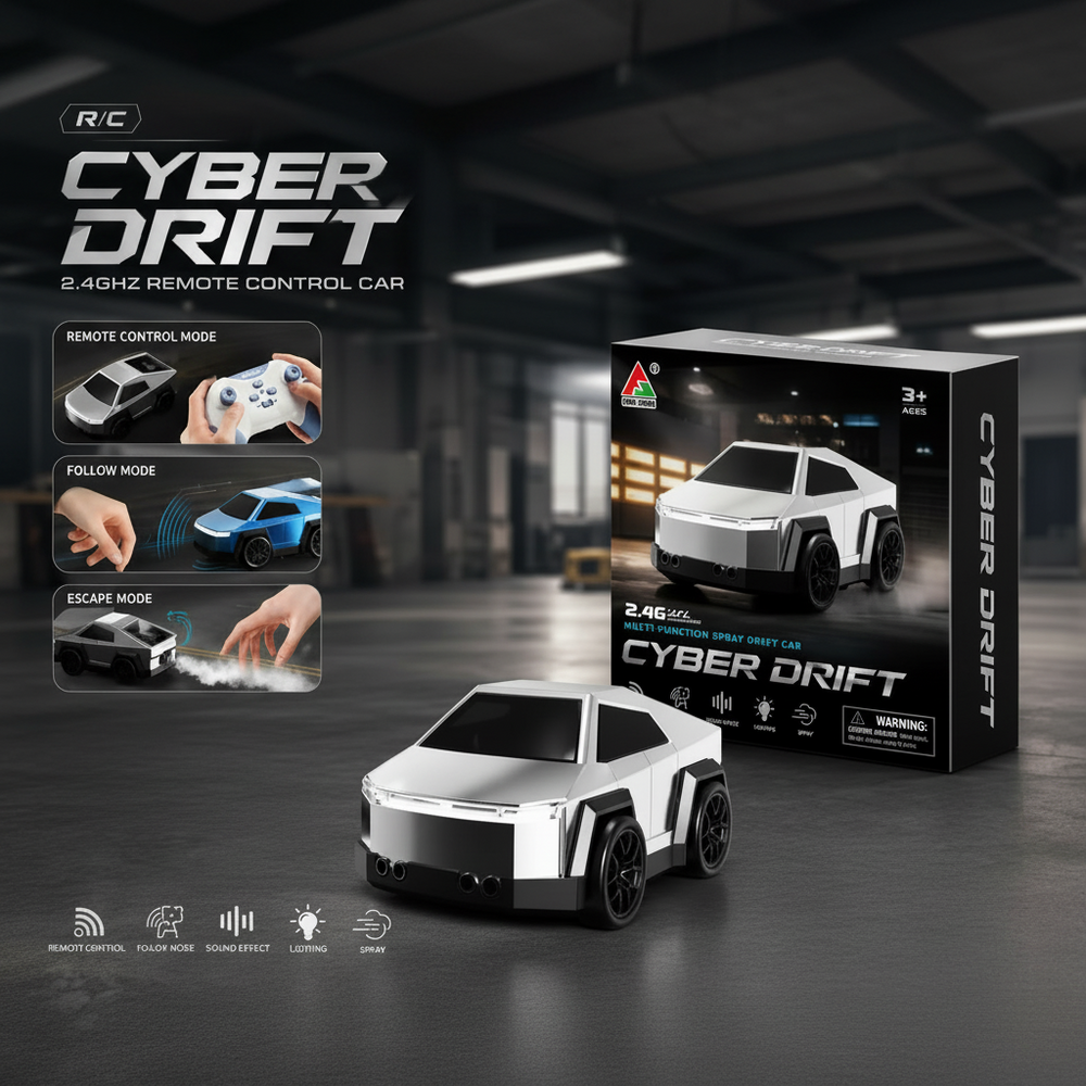Tesla Cyber Truck Drift Car 2.4GHz Remote & Induction Controlled