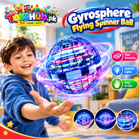 Gyrosphere Flying Spinner Ball for Kids Toys Hub