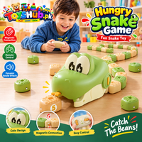 Hungry Snake Game - Fun Snake Toy - Greedy Snake - RC Magnetic Snake Toy - Remote Control Greedy Beans Chasing Snake Car - Interactive Educational Toy for Kids Birthday Present image 2