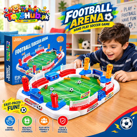 Kids Manual Arena Football Battle Game Toys Hub