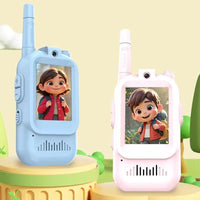 2Pcs Rechargeable Kids Video Walkie Talkie image 7