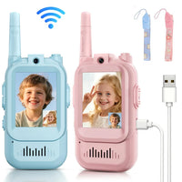 2Pcs Rechargeable Kids Video Walkie Talkie image 22