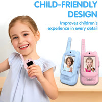 2Pcs Rechargeable Kids Video Walkie Talkie image 24