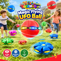 Magic Flying UFO Ball - Transforming Disc to Ball Toy with Light image 1