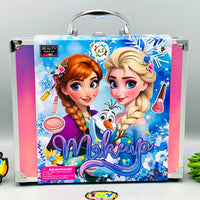 34Pcs Realistic Frozen Makeup Briefcase image 2