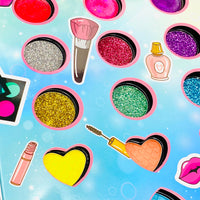 34Pcs Realistic Frozen Makeup Briefcase image 4