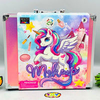 34Pcs Realistic Unicorn Makeup Briefcase image 2