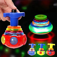LED Gyroscope Spinning Top Toy for Kids – Light Up Musical Spinner | Toyshub.pk image 2
