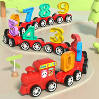 Magnetic Number Train Set Educational Counting Toy 21 Pieces image 4