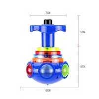 LED Gyroscope Spinning Top Toy for Kids – Light Up Musical Spinner | Toyshub.pk image 5