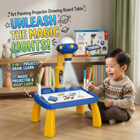 Kids' Art Projector Drawing Table – Dream, Draw & Glow with Markers & Eraser image 3