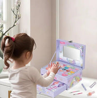 37Pcs Realistic Magical Unicorn Makeup Suitcase image 4