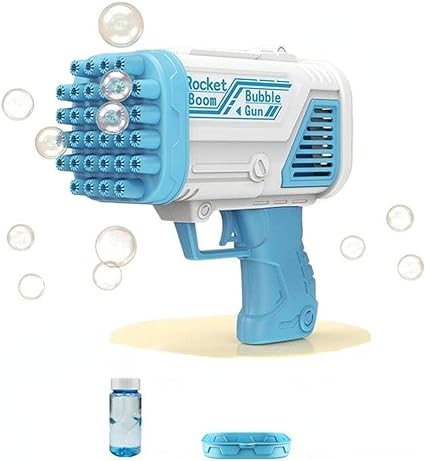 Electric Bazooka Colorful Bubble Gun