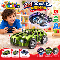 2in1 RC Mini Car & Drone With Lights image 1