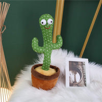 Rechargeable Cute Dancing and Talking Cactus - Large image 1