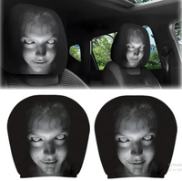 Ghost Face Headrest Covers for Cars image 7