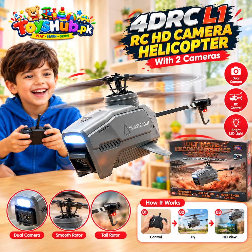 4DRC L1 RC HD Camera Helicopter With 2 Cameras