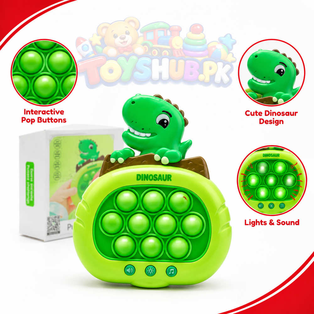 Dinosaur Pop It Puzzle Game for Kids – 100+ Levels