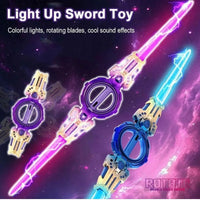 Dual-Head Rotate Sword With Spark & Lights image 3