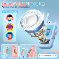 2Pcs Rechargeable Kids Video Walkie Talkie image 9
