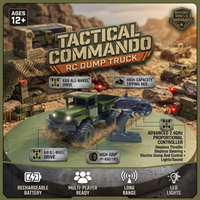 Military RC Army Truck 4WD – Off-Road Remote Control Toy Truck | Toyshub.pk image 3