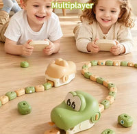 Hungry Snake Game - Fun Snake Toy - Greedy Snake - RC Magnetic Snake Toy - Remote Control Greedy Beans Chasing Snake Car - Interactive Educational Toy for Kids Birthday Present image 5
