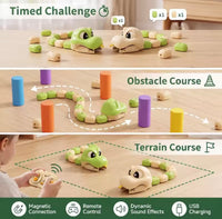 Hungry Snake Game - Fun Snake Toy - Greedy Snake - RC Magnetic Snake Toy - Remote Control Greedy Beans Chasing Snake Car - Interactive Educational Toy for Kids Birthday Present image 6