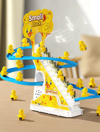 Electric Stair Climbing Duck Track Set - Musical Toy with Lights & Sound image 7