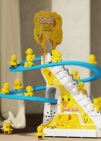 Electric Stair Climbing Duck Track Set - Musical Toy with Lights & Sound image 8