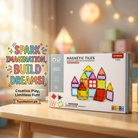 Magnetic Tiles Building Set – 26 Pcs Creative Construction Kit image 2