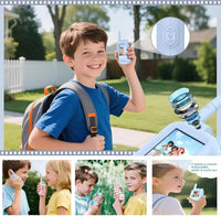 2Pcs Rechargeable Kids Video Walkie Talkie image 10
