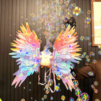 Remote Control Dream Fairy Wings With Colorful Bubbles image 1
