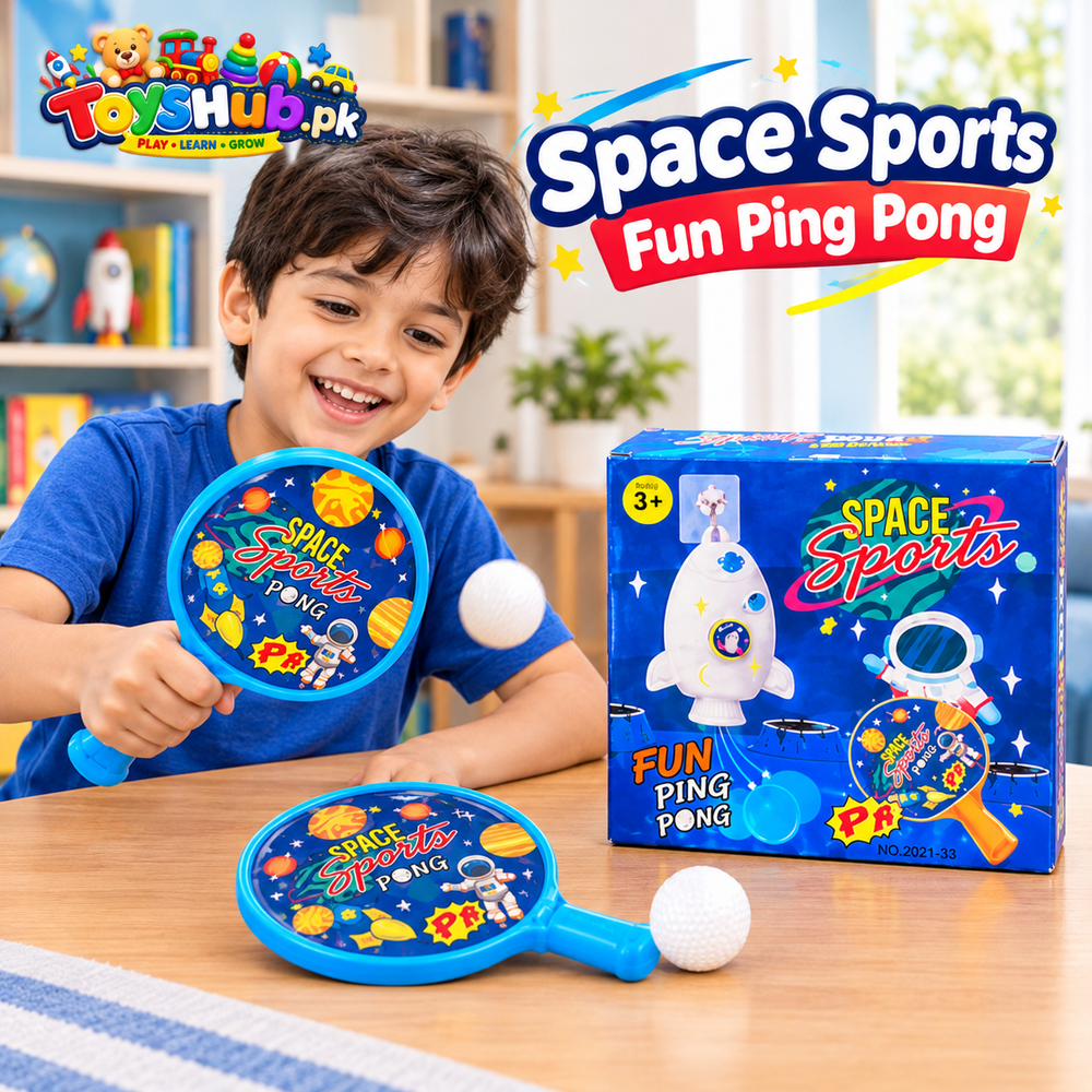 Space Sports Fun Ping Pong Toy for Kids – Astronaut Table Tennis Game Set | Toyshub.pk