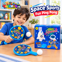 Space Sports Fun Ping Pong Toy for Kids – Astronaut Table Tennis Game Set | Toyshub.pk image 1