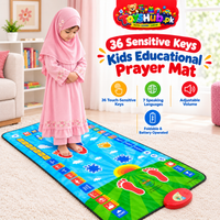 36 Sensitive Keys Kids Educational Prayer Mat | Toyshub.pk image 2