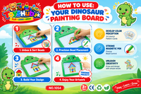 Dinosaur Magnetic Painting Board – Creative Magnetic Bead Drawing Toy for Kids image 2
