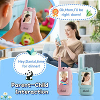 2Pcs Rechargeable Kids Video Walkie Talkie image 23