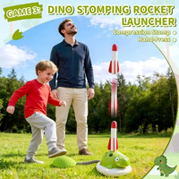 Dinosaur Launcher Sports Machine Toy Set image 2