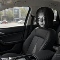 Ghost Face Headrest Covers for Cars image 4