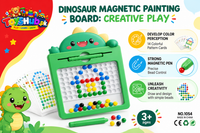 Dinosaur Magnetic Painting Board – Creative Magnetic Bead Drawing Toy for Kids image 3