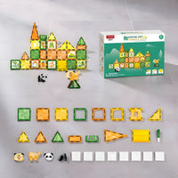 Window Art Magnetic Tiles Creative Building Set 47-Piece image 5
