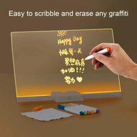 LED Acrylic Illuminated Magic Board With 7 Color image 3