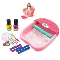 8Pcs Realistic Girls Massaging Foot Spa Kit image 2