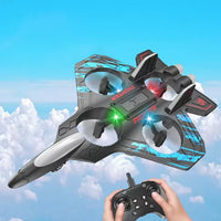 360 Rotate Plastic Remote Control Fighter Plane image 1