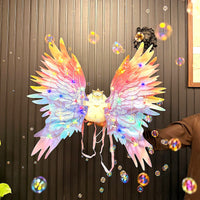 Remote Control Dream Fairy Wings With Colorful Bubbles image 2